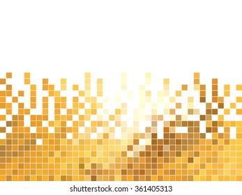 abstract square pixel mosaic background
