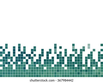 abstract square pixel mosaic background