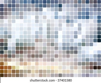 abstract square pixel mosaic background