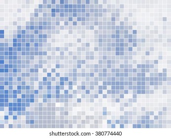 abstract square pixel mosaic background