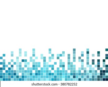 abstract square pixel mosaic background