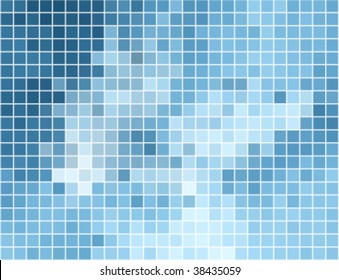 abstract square pixel mosaic background