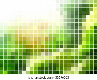 abstract square pixel mosaic background