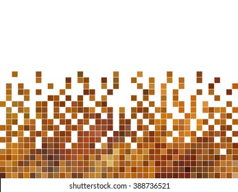 abstract square pixel mosaic background