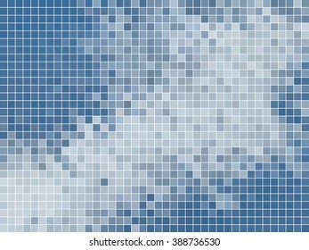 abstract square pixel mosaic background