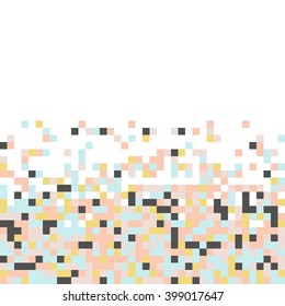 abstract square pixel mosaic background