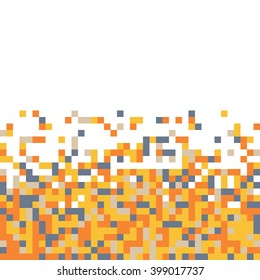 abstract square pixel mosaic background