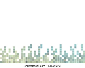 abstract square pixel mosaic background