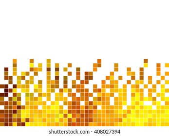 abstract square pixel mosaic background