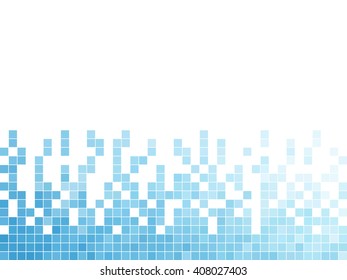 abstract square pixel mosaic background