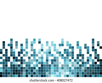 abstract square pixel mosaic background