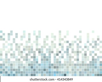 Abstract Square Pixel Mosaic Background