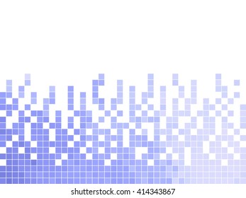 abstract square pixel mosaic background