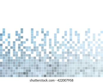 abstract square pixel mosaic background