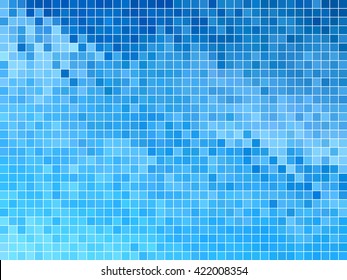 Abstract Square Pixel Mosaic Background