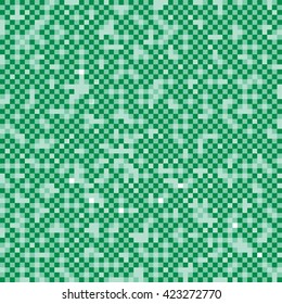 abstract square pixel mosaic background vector art illustration