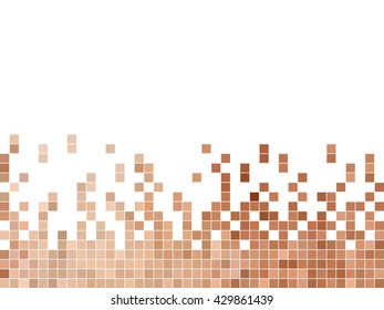 abstract square pixel mosaic background