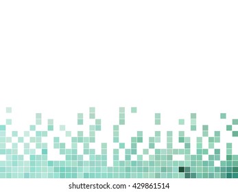 abstract square pixel mosaic background
