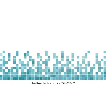 abstract square pixel mosaic background
