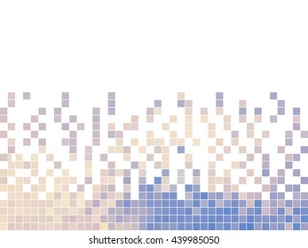 abstract square pixel mosaic background