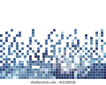abstract square pixel mosaic background