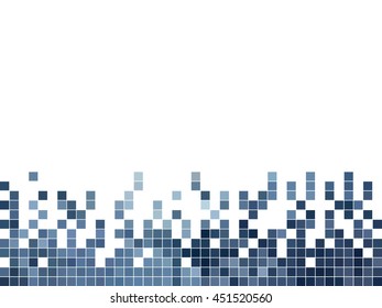 abstract square pixel mosaic background
