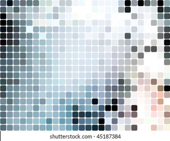 abstract square pixel mosaic background