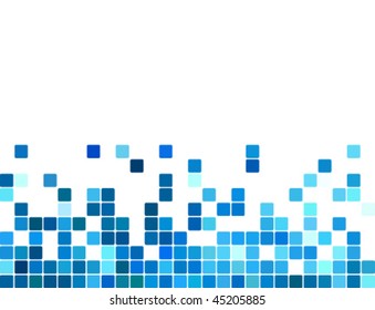 abstract square pixel mosaic background