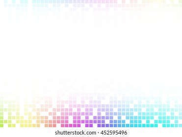 abstract square pixel mosaic background