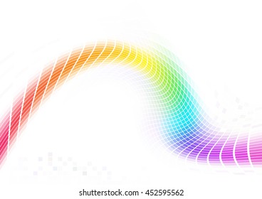 abstract square pixel mosaic background