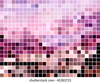 abstract square pixel mosaic background