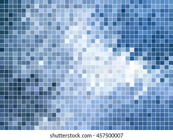 abstract square pixel mosaic background