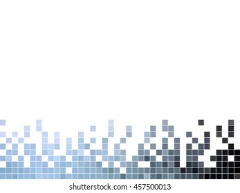 abstract square pixel mosaic background