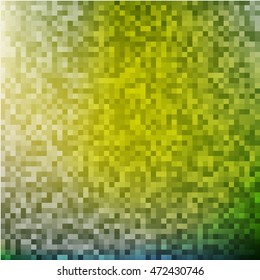 abstract square pixel mosaic background
