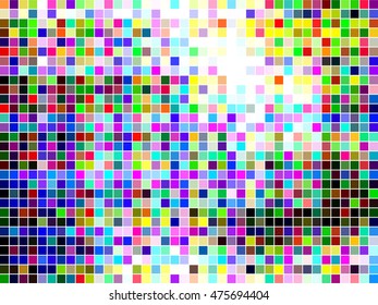 abstract square pixel mosaic background