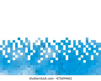 abstract square pixel mosaic background