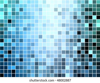 abstract square pixel mosaic background