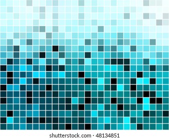 abstract square pixel mosaic background