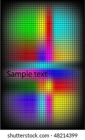 abstract square pixel mosaic background