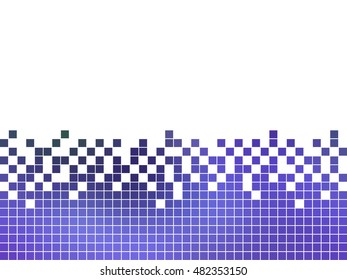 abstract square pixel mosaic background