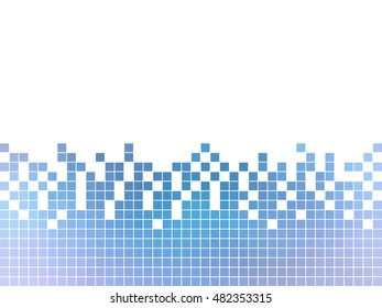 abstract square pixel mosaic background
