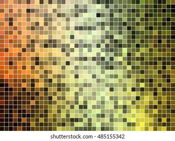 abstract square pixel mosaic background