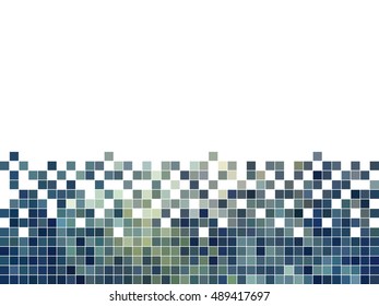 abstract square pixel mosaic background