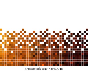abstract square pixel mosaic background