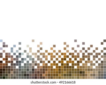 abstract square pixel mosaic background