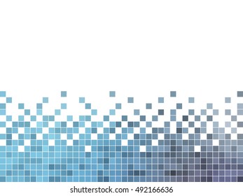 abstract square pixel mosaic background