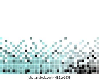 abstract square pixel mosaic background
