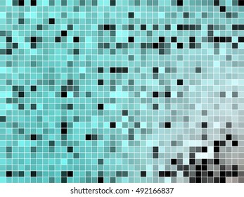 abstract square pixel mosaic background
