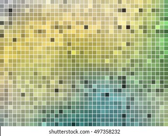 abstract square pixel mosaic background