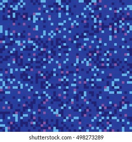 Abstract square pixel mosaic background
